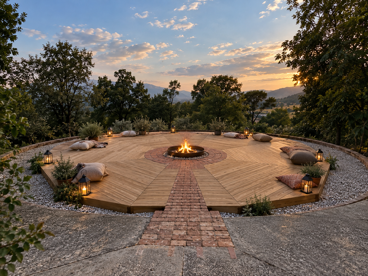 Naiwa holistic center · gathering space surrounded by nature
